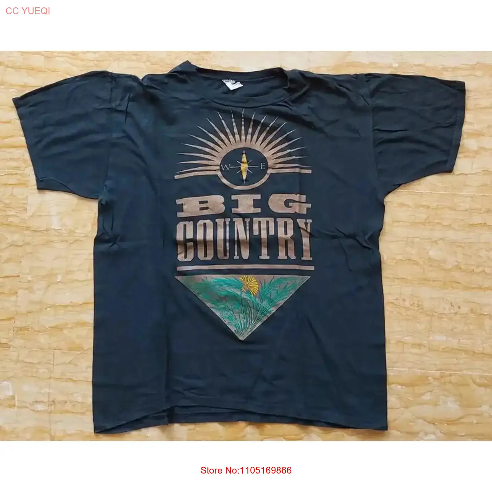 Street Fashion Mood - BIG COUNTRY vintage '83 black T