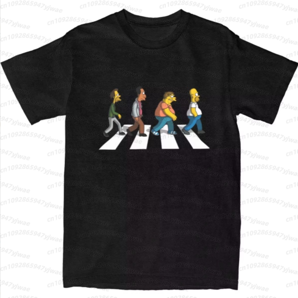 Street Fashion Mood - 2026 men Simpsons Dad Sidewalk short