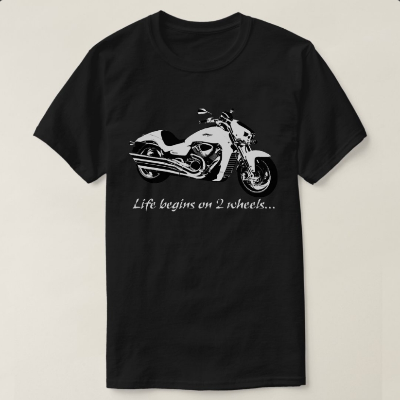 Street Fashion Mood - Retro Boulevard M109R Motorcycle T-Shirt 100%