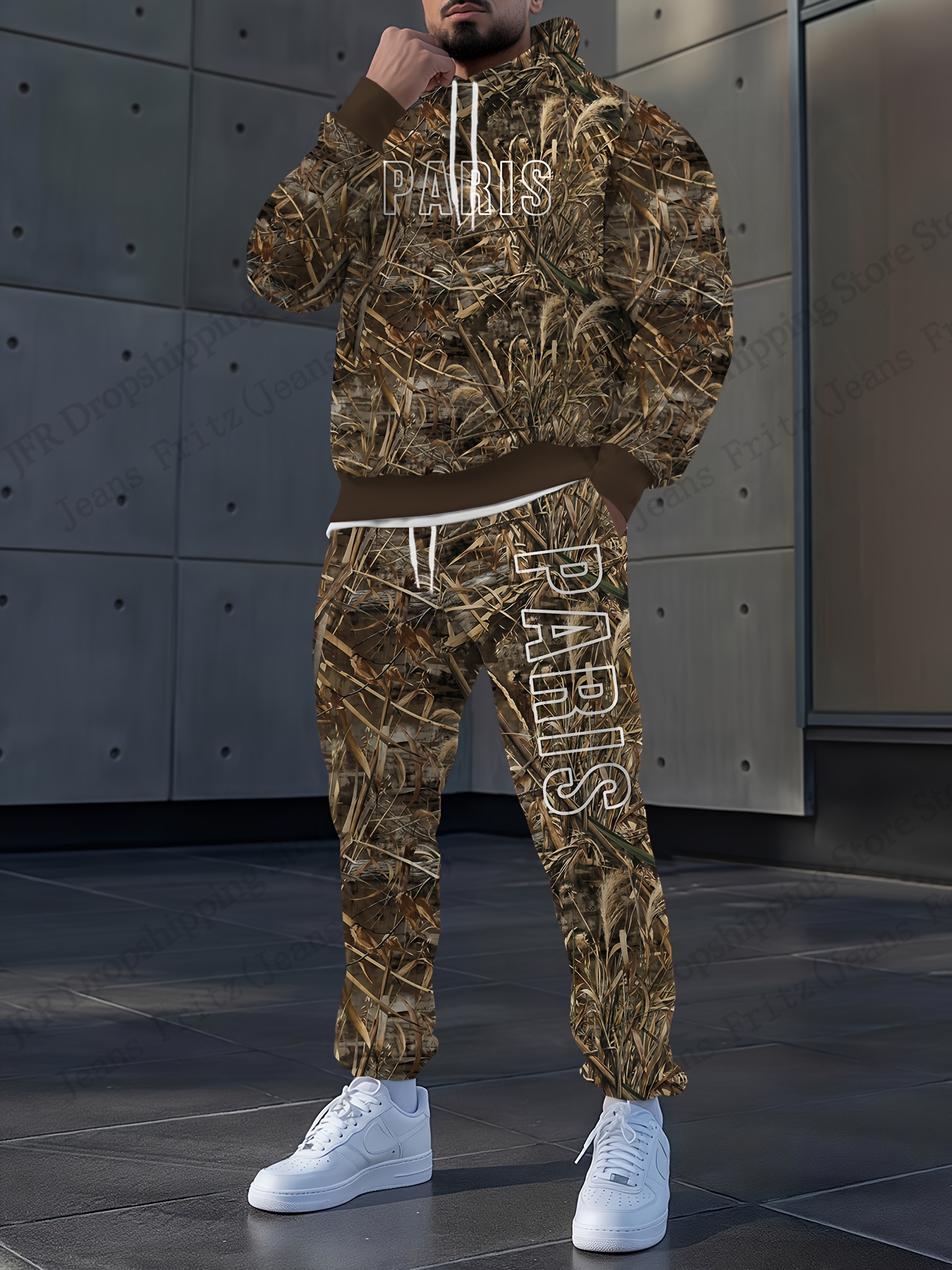 Camo Pattern Set - Hunting Camouflage Hoodie Pant Sets Paris