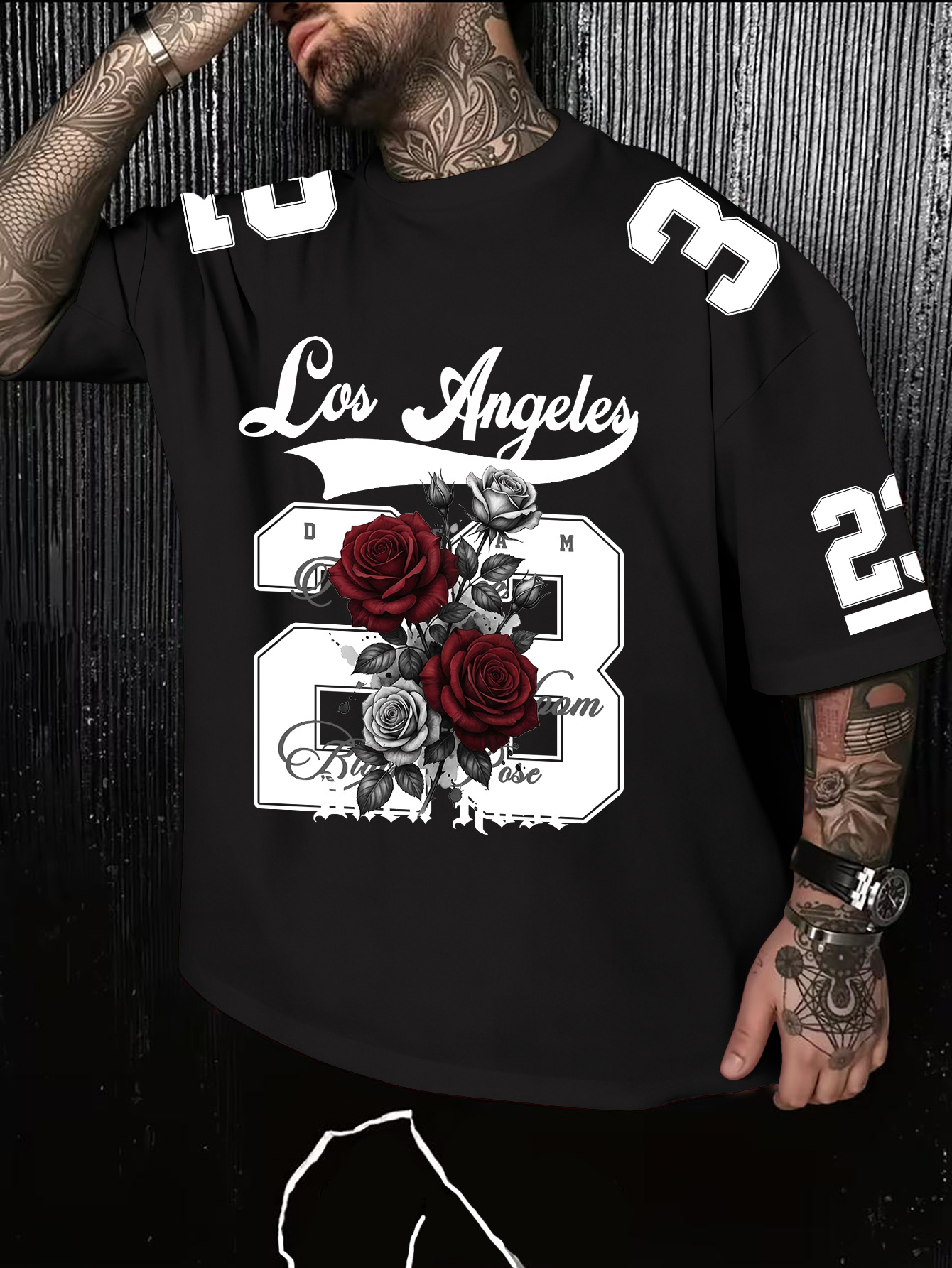 Men's American Retro Los Angel - Street Fashion Los Angeles avis et prix