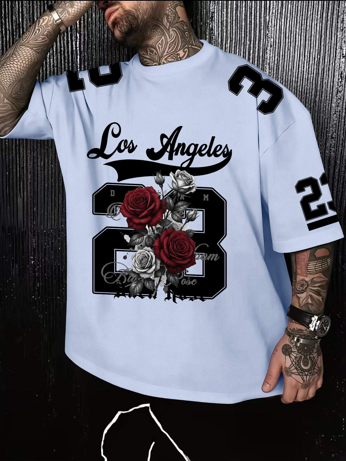 Men's American Retro Los Angel - Street Fashion Los Angeles avis et prix