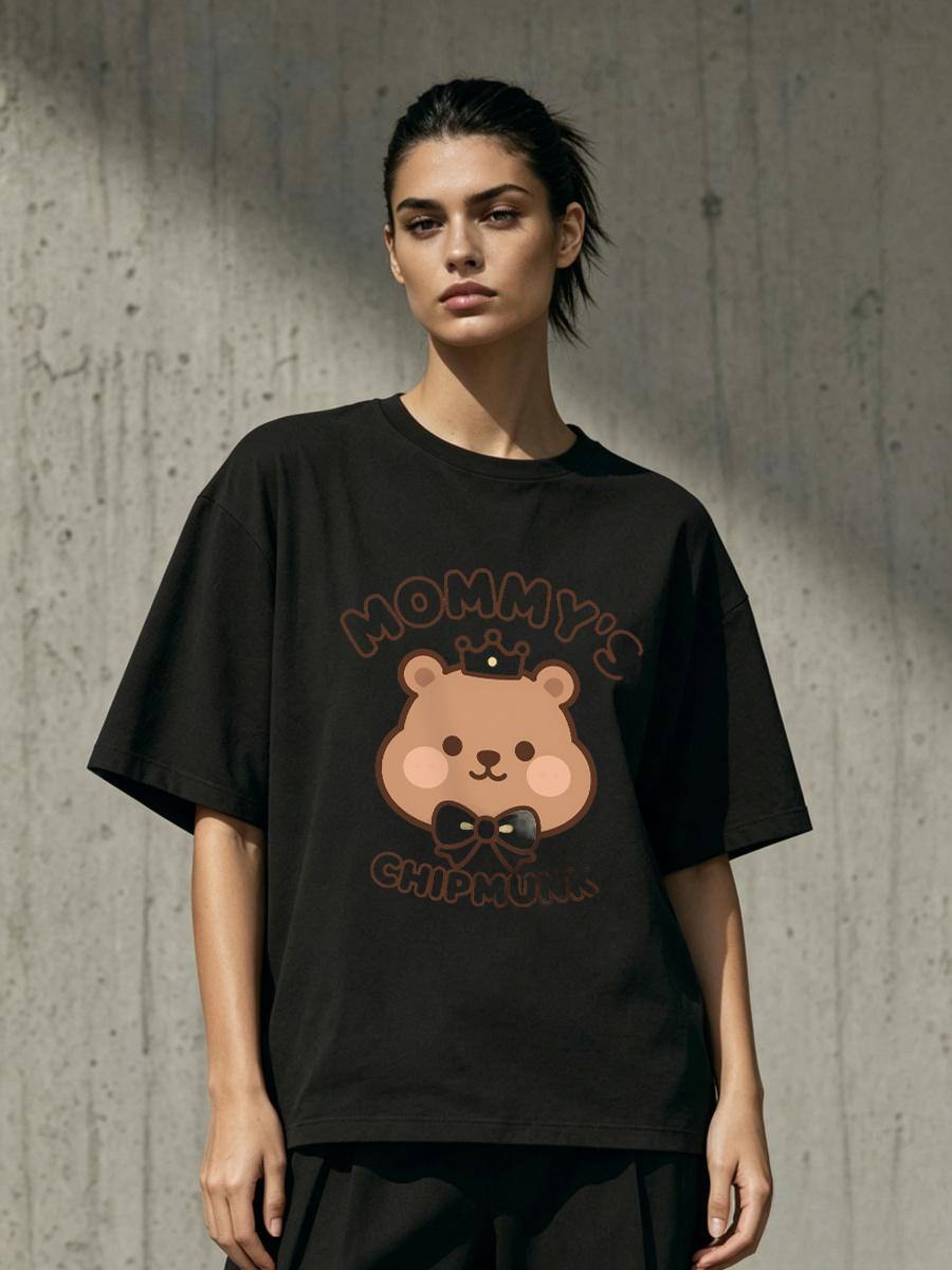 T Shirts Cotton Round Solid Co - Longline Tee Oversized avis et prix
