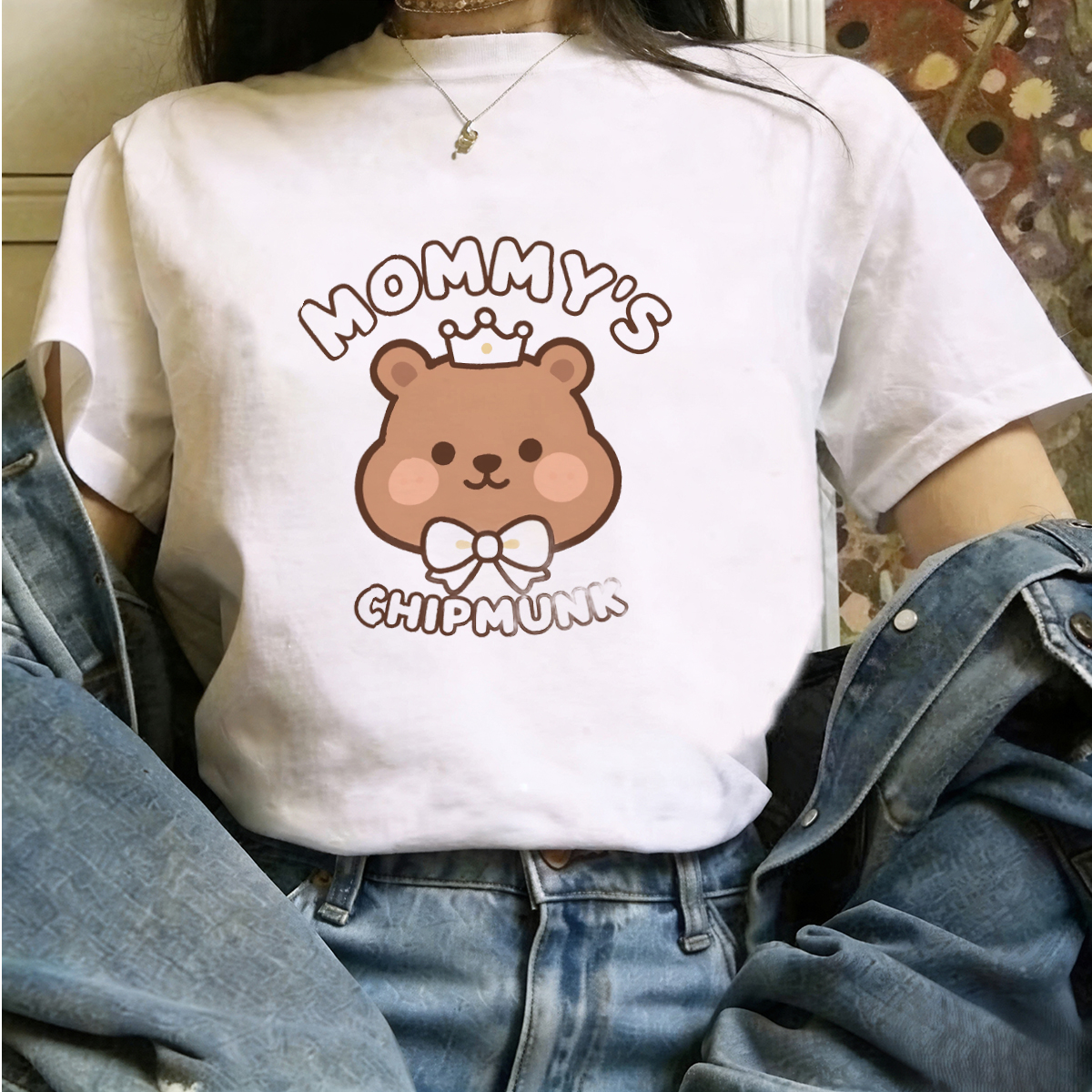 T Shirts Cotton Round Solid Co - Longline Tee Oversized avis et prix