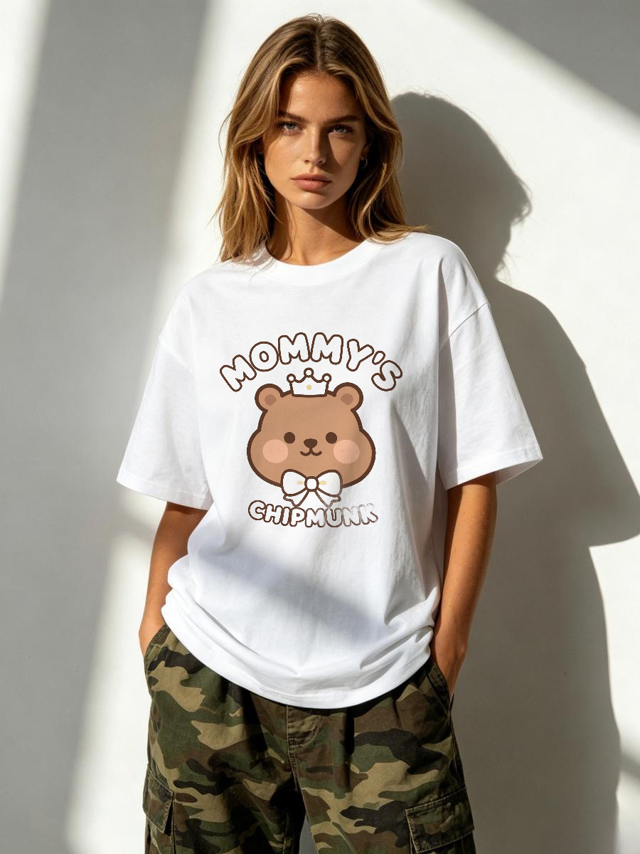 T Shirts Cotton Round Solid Co - Longline Tee Oversized avis et prix