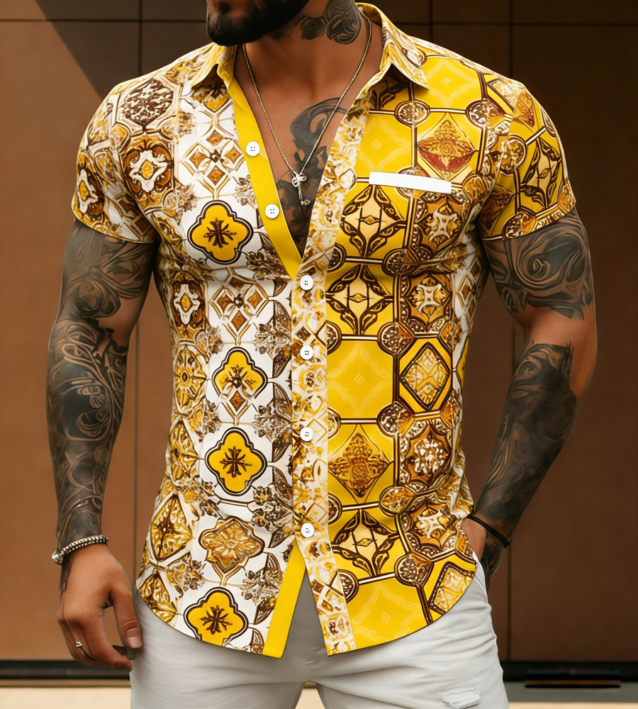 2026 Men's Retro Ethnic Style  - Street Fashion Definition avis et prix
