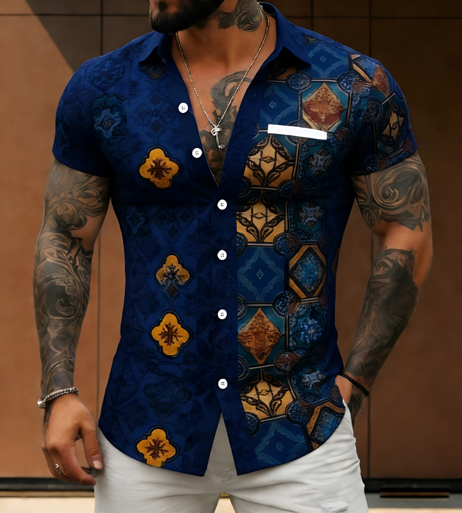 2026 Men's Retro Ethnic Style  - Street Fashion Definition avis et prix