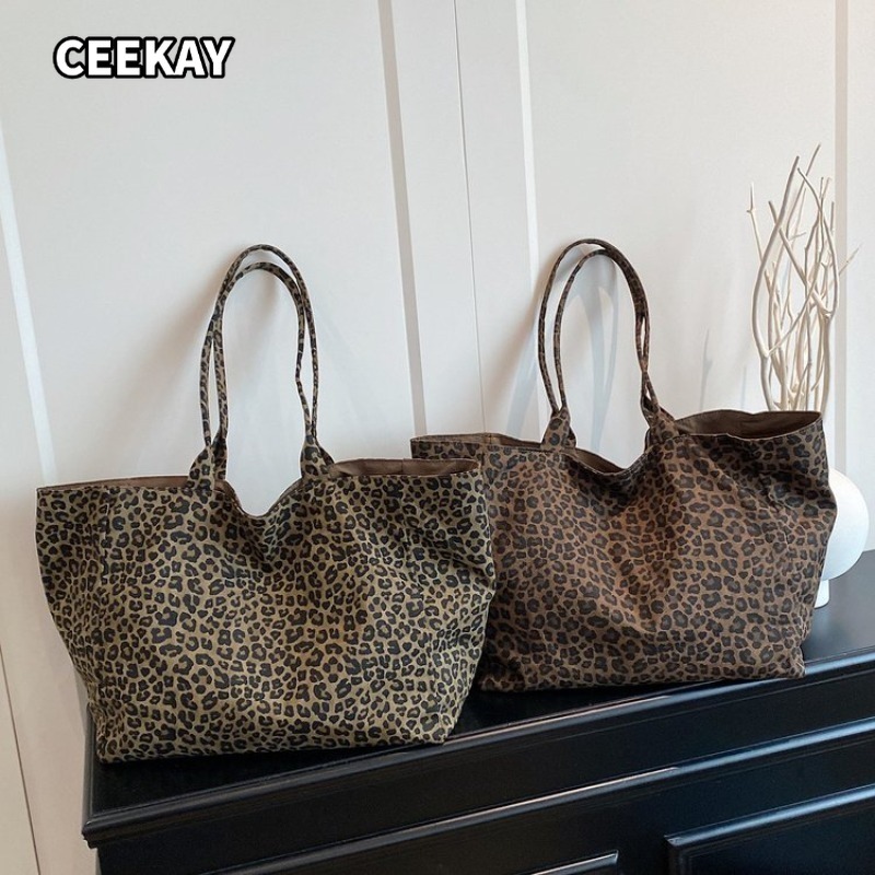 CEEKAY Women's Tote Bag Leopar - Tote Bag Canvas Print avis et prix