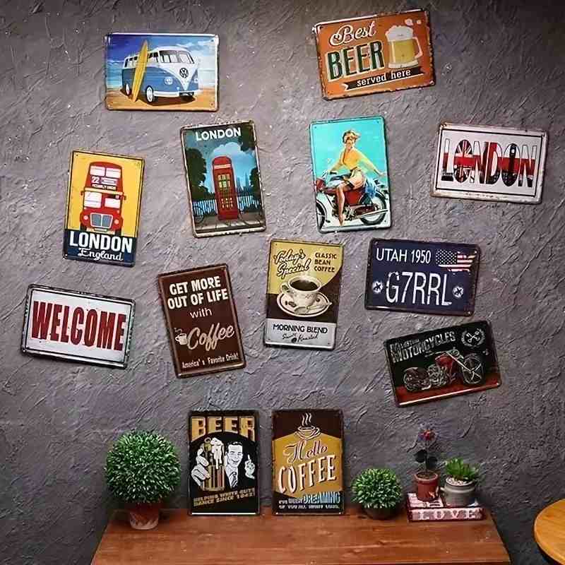 High-Definition Metal Tin Sign - Street Fashion Definition avis et prix