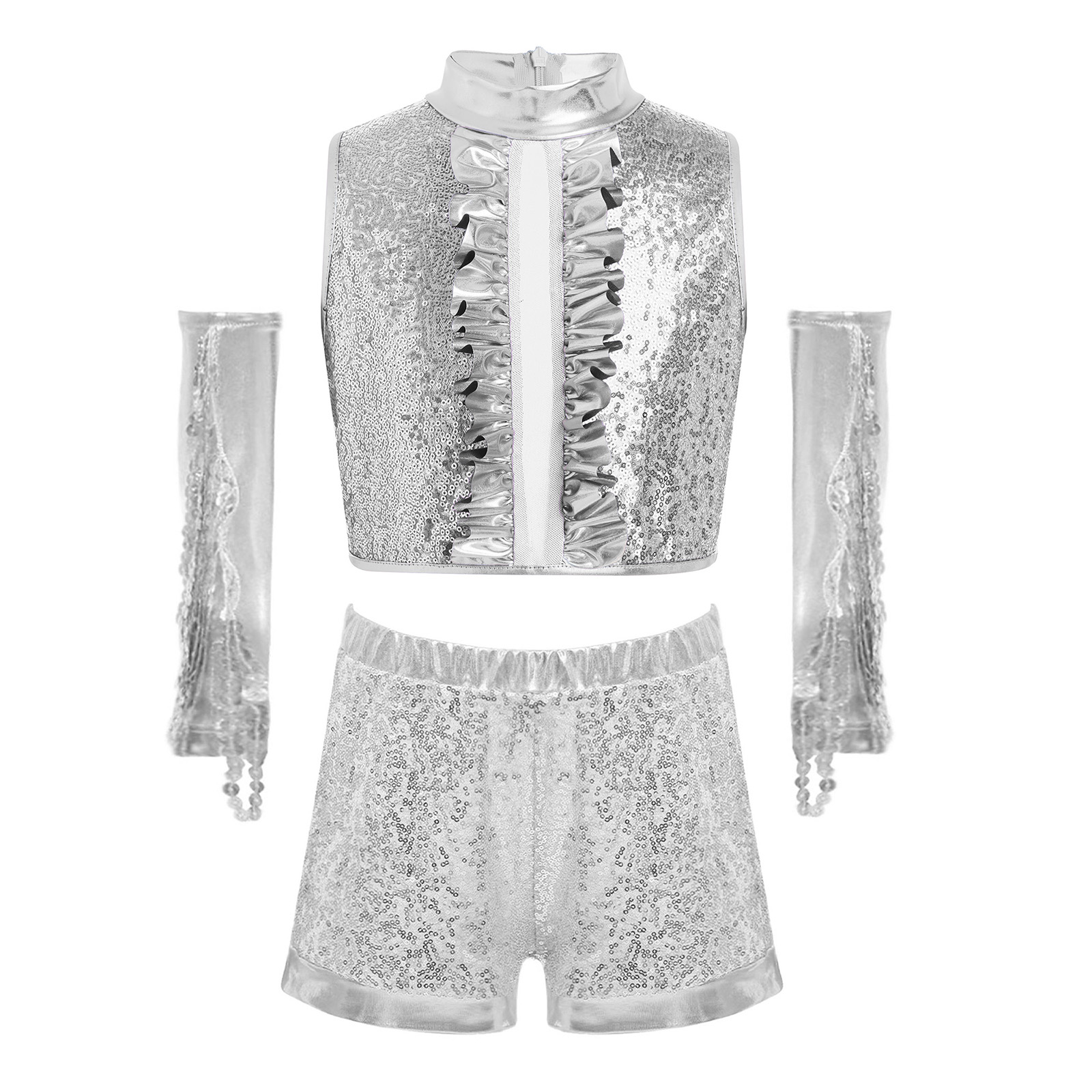 Kids Sparkling Metallic Sequin - Street Fashion Hip Hop avis et prix