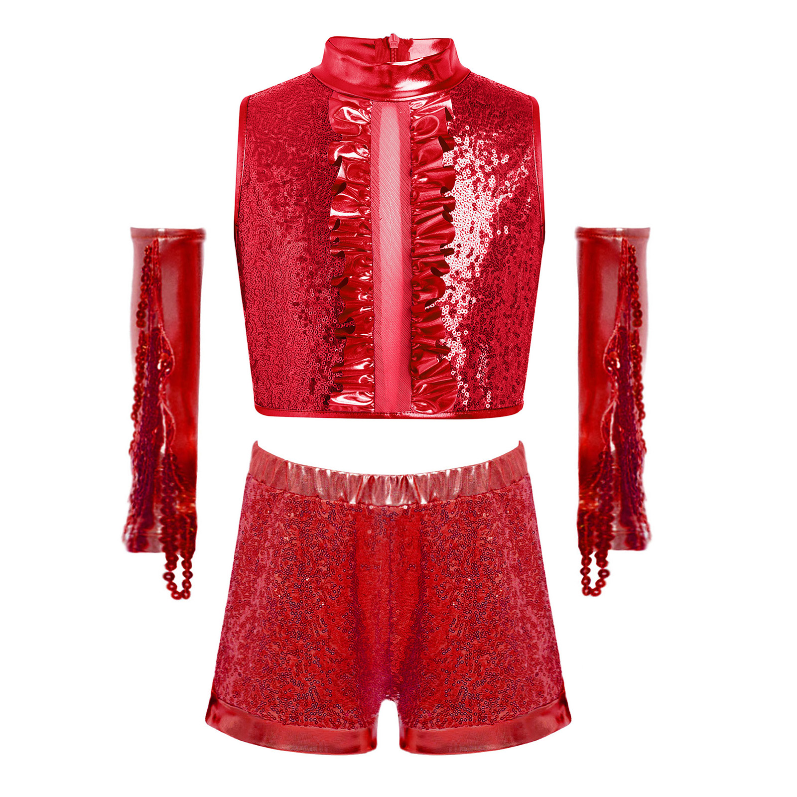 Kids Sparkling Metallic Sequin - Street Fashion Hip Hop avis et prix