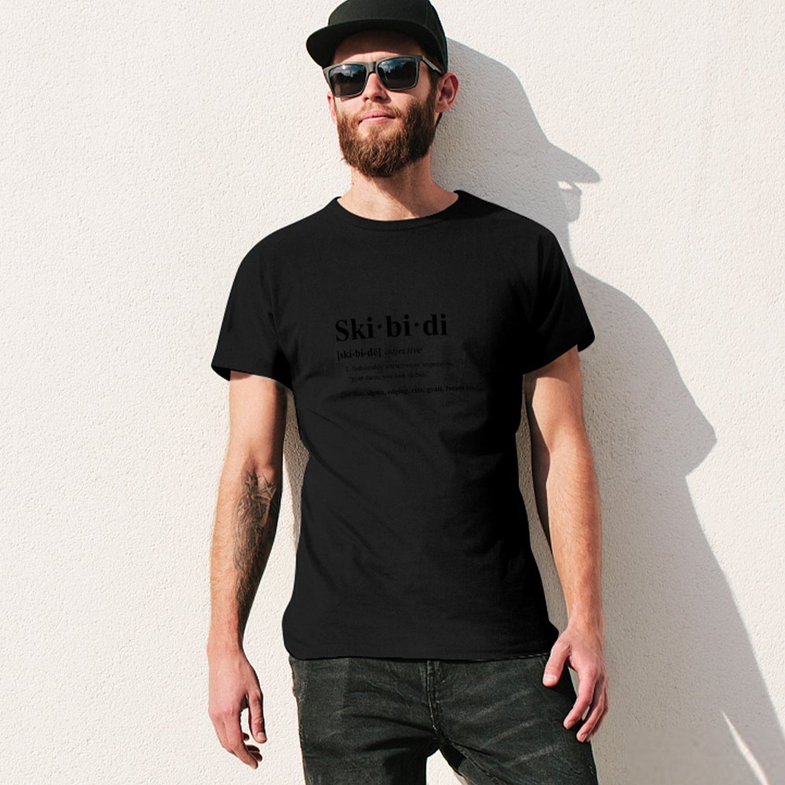 Skibidi Definition T-Shirt Str - Street Fashion Definition avis et prix
