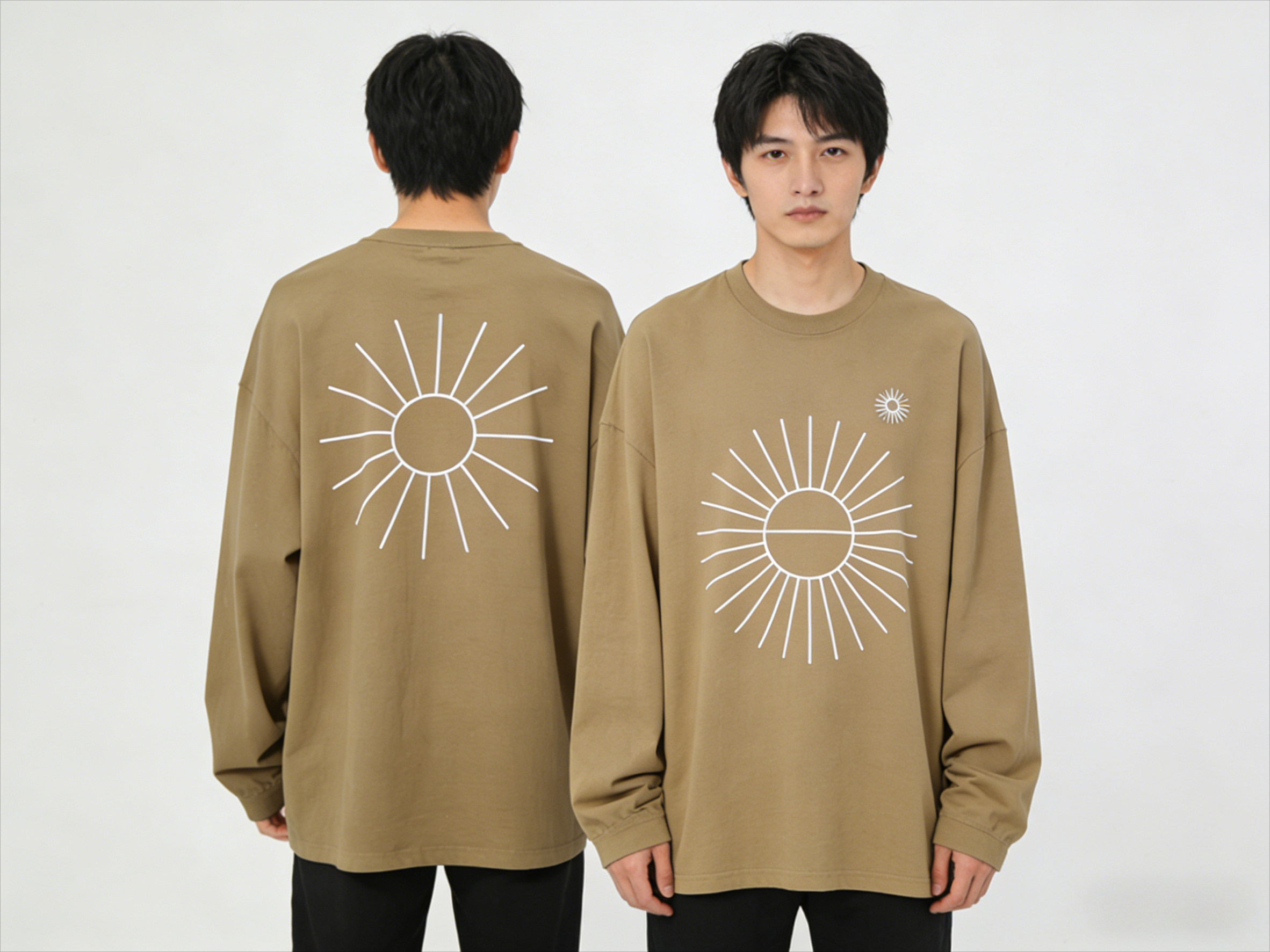 Men's Oversized Long Sleeve T- - Longline Tee Oversized avis et prix