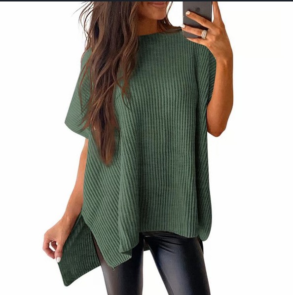 Casual Chenille T Shirt Oversi - Longline Tee Oversized avis et prix