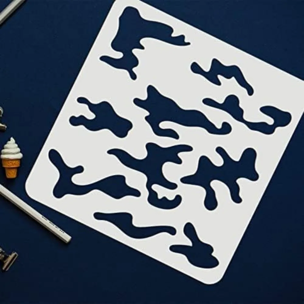 3 pcs Camo Stencil Kit 11.8x11 - Camo Pattern Set avis et prix