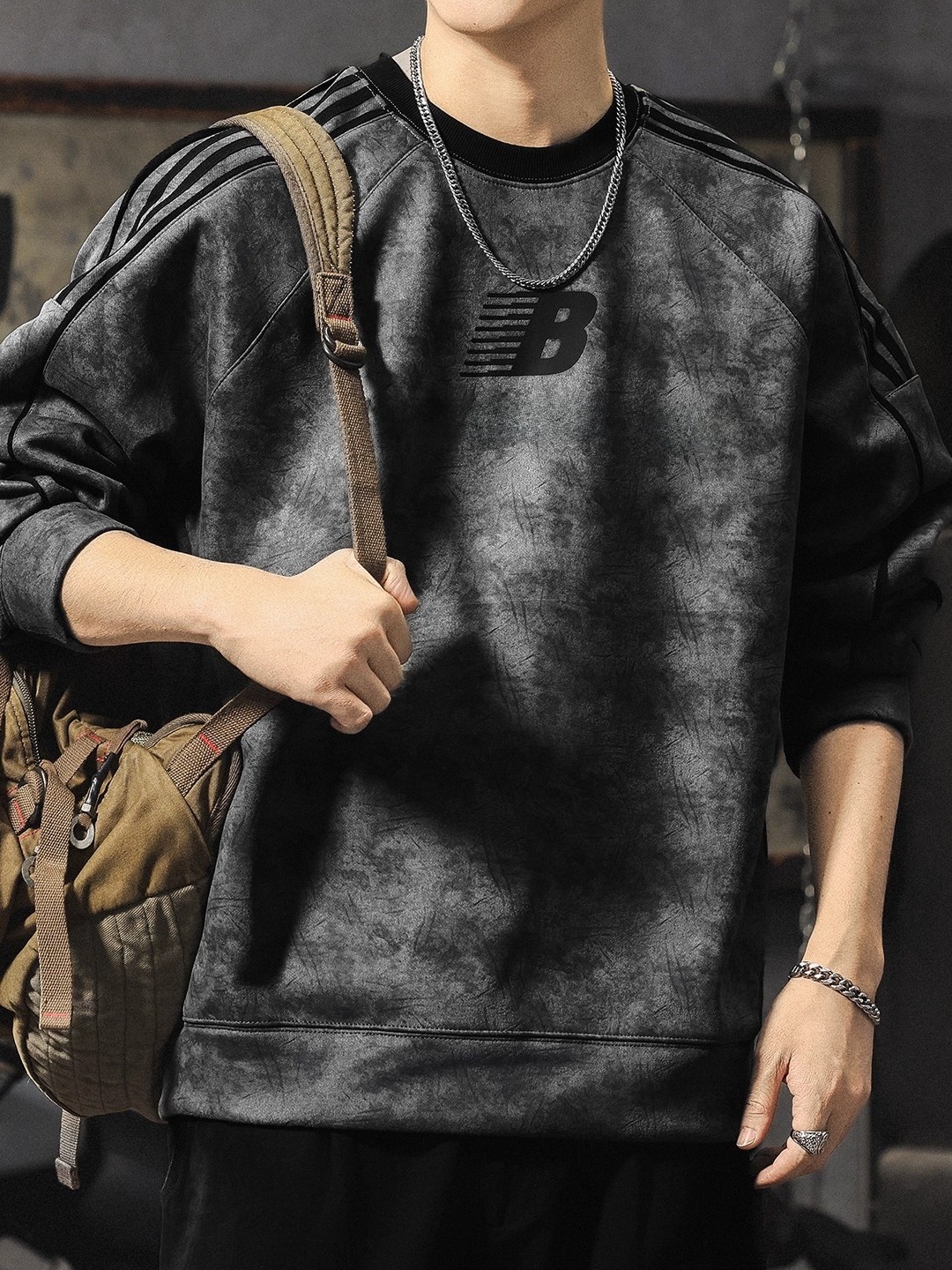 Men's Oversized American Suede - Longline Tee Oversized avis et prix