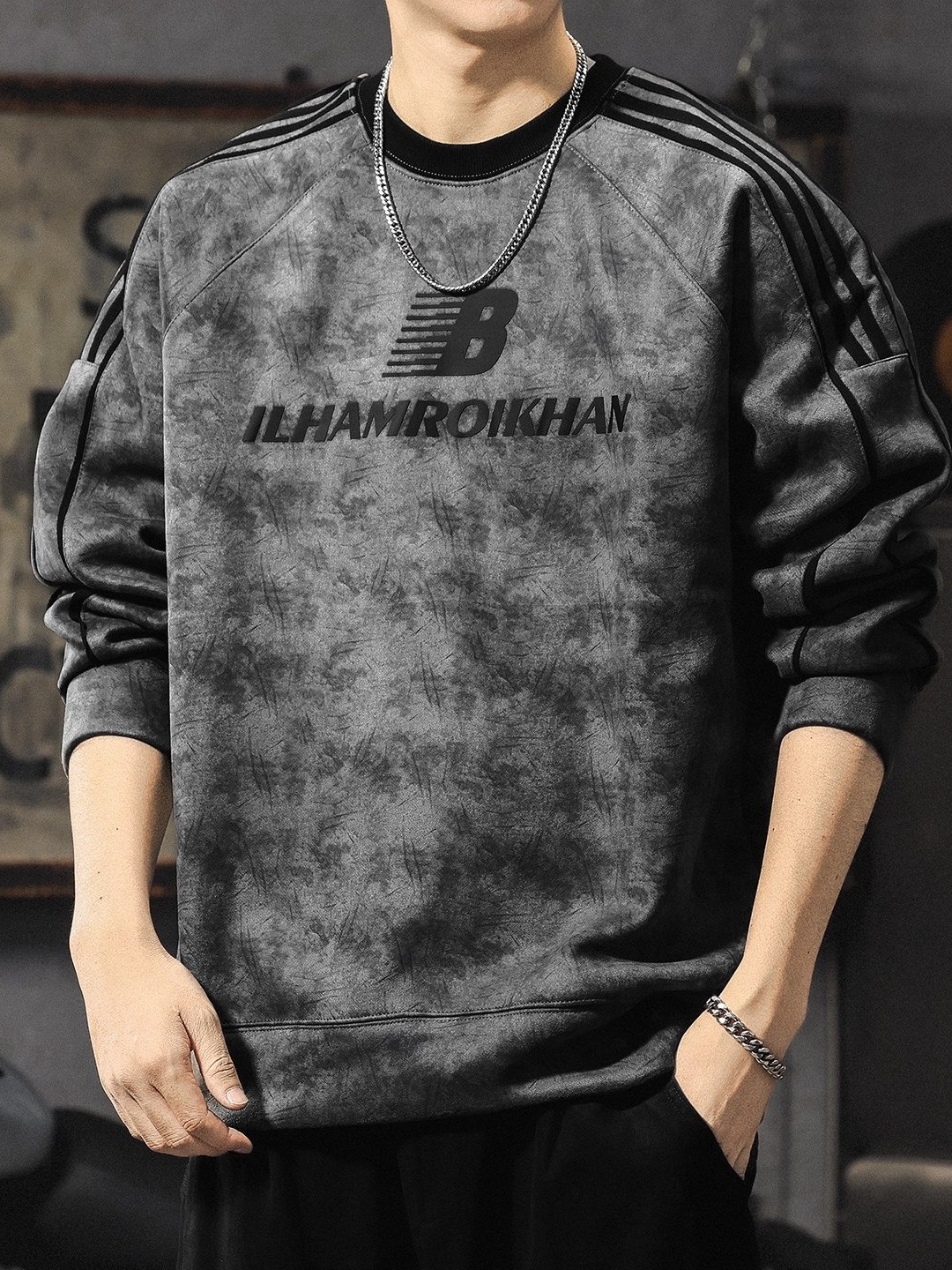Men's Oversized American Suede - Longline Tee Oversized avis et prix