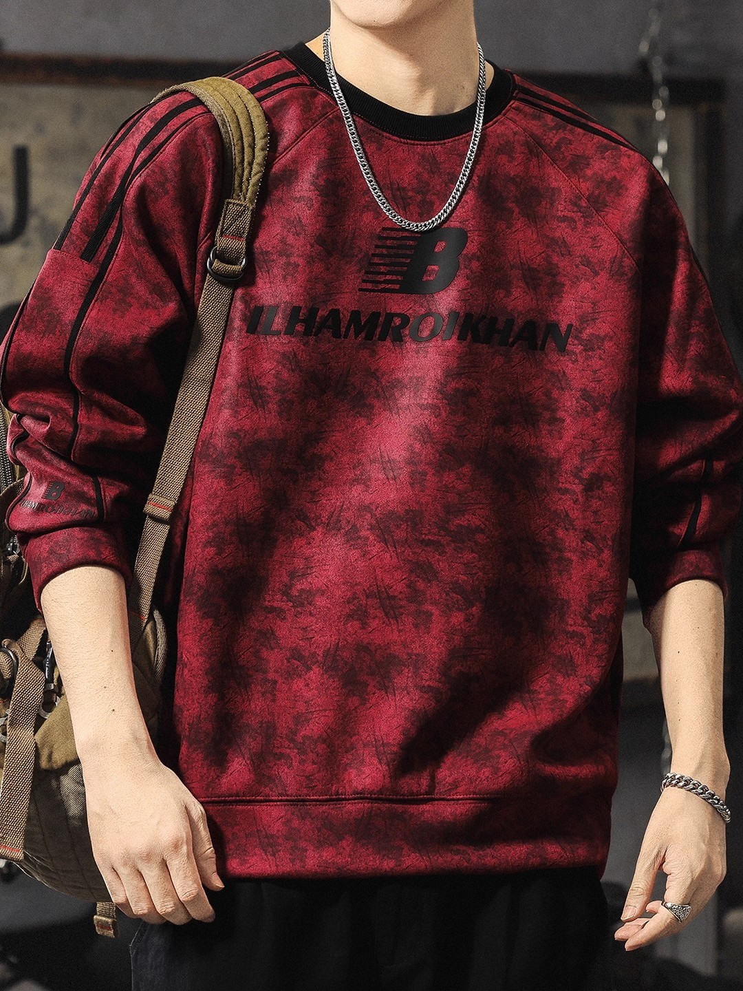 Men's Oversized American Suede - Longline Tee Oversized avis et prix