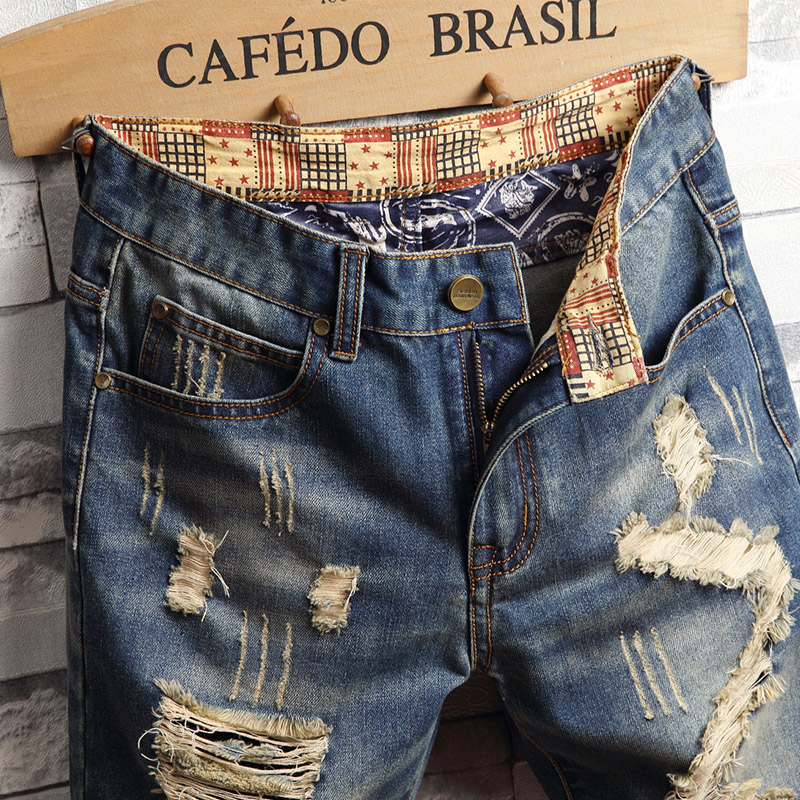 Ripped Hip-hop Denim Shorts Me - Street Fashion Hip Hop avis et prix