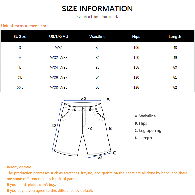 Hip-Hop Streetwear Men's Denim - Street Fashion Hip Hop avis et prix