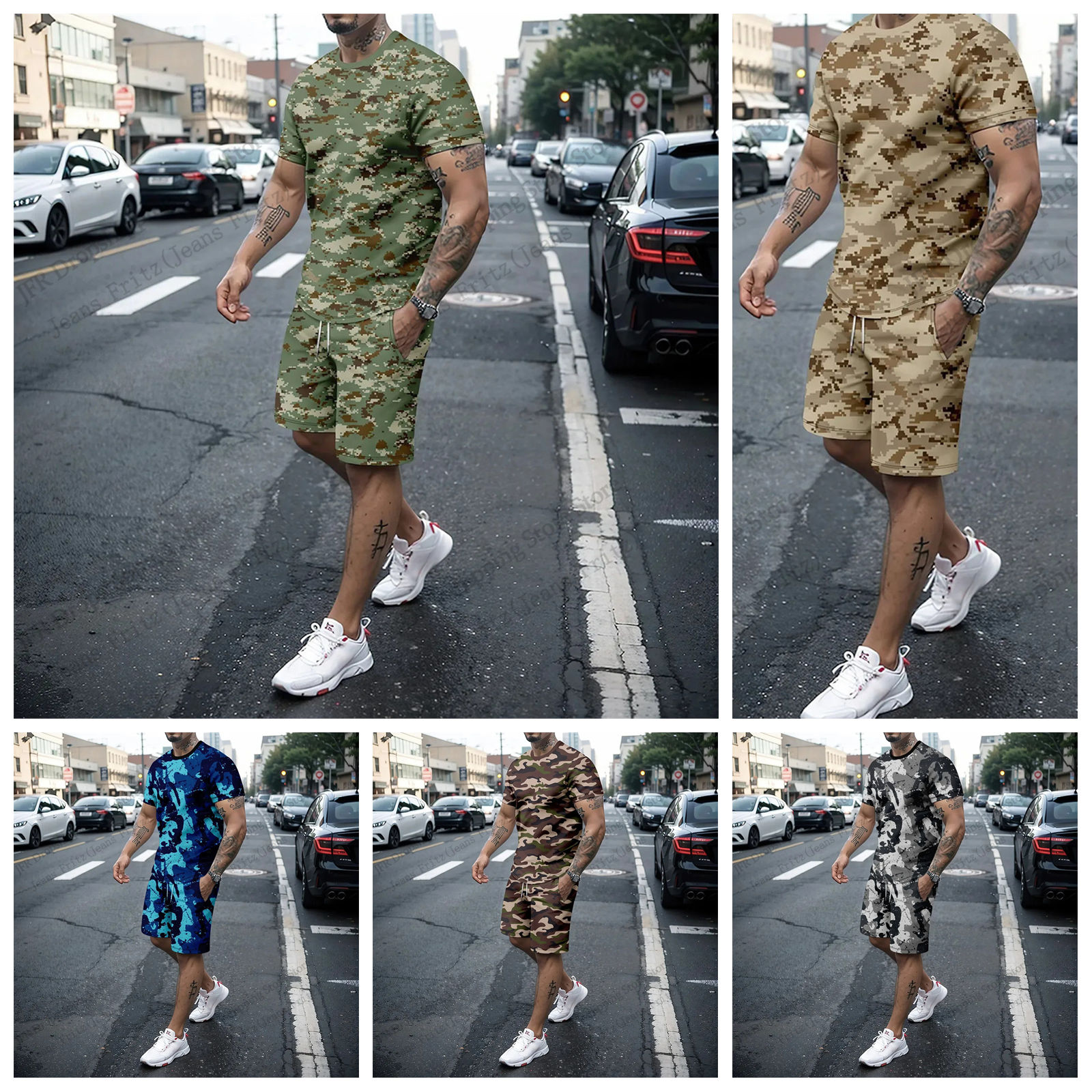 New Camo Camouflage 3d Print T - Camo Pattern Set avis et prix