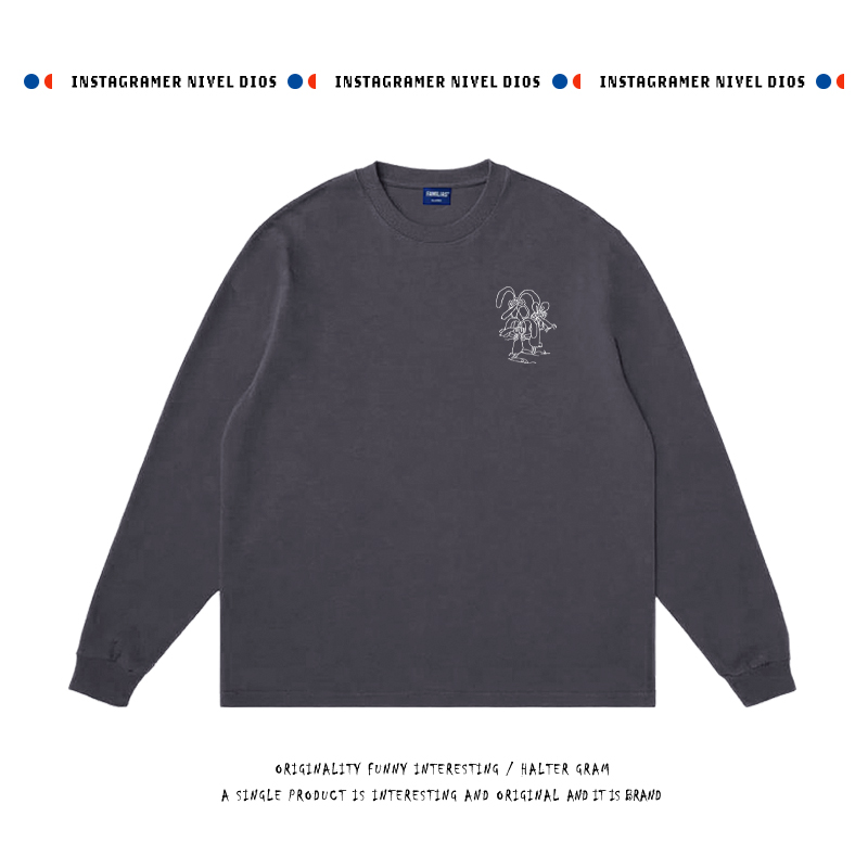 Faionable Oversize Long Sve T- - Longline Tee Oversized avis et prix