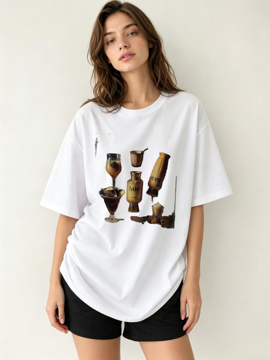T Shirts Japanese Kanji Charac - Japanese Street Fashion Female avis et prix