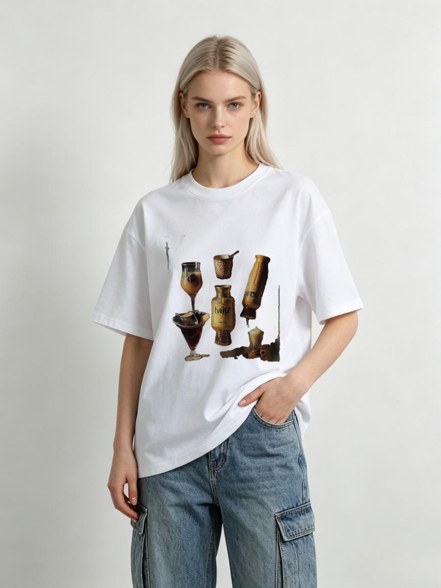 T Shirts Japanese Kanji Charac - Japanese Street Fashion Female avis et prix