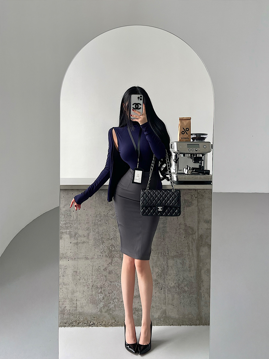 Bodycon Skirt Y2K Woman Spring - Japanese Street Fashion Female avis et prix