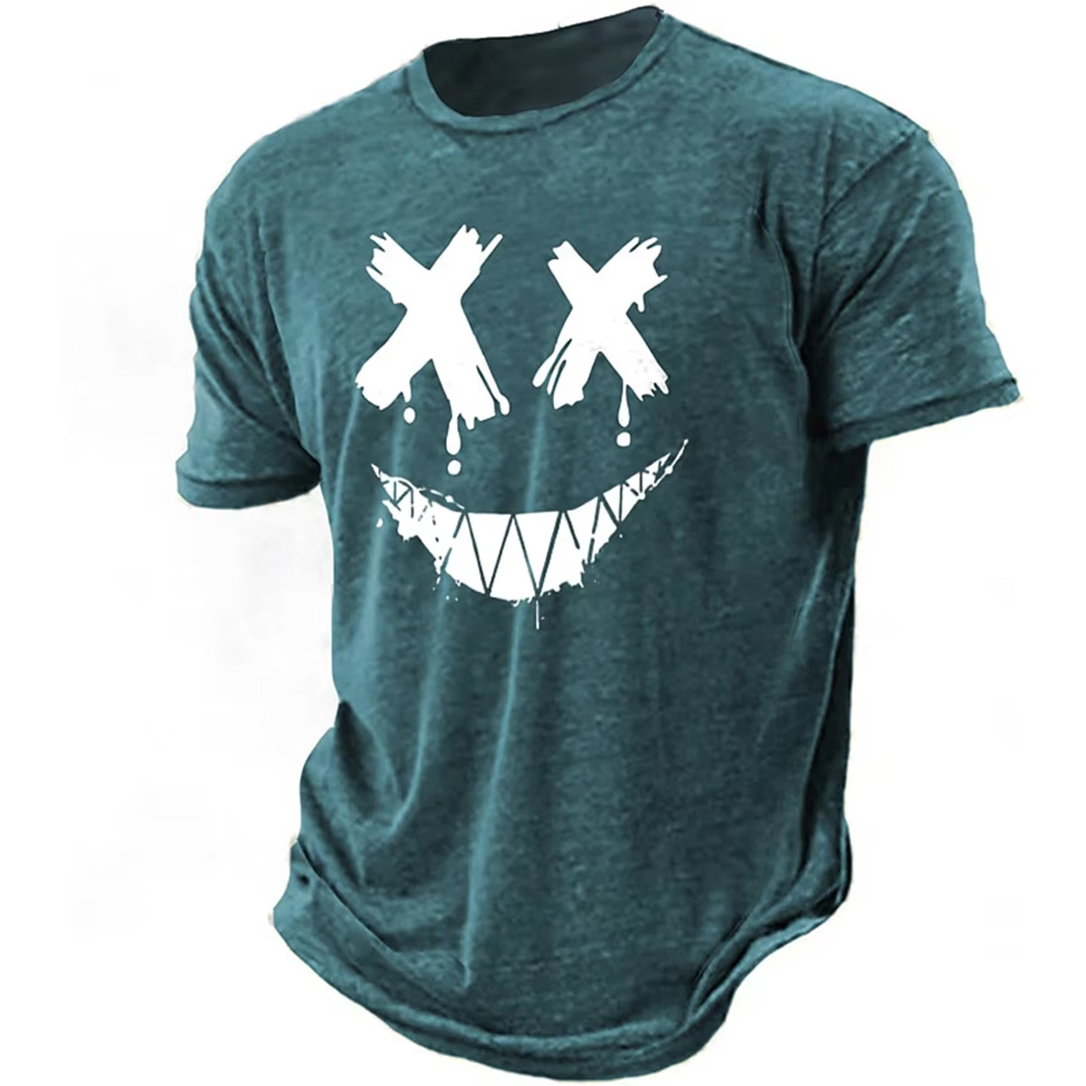 Men's 3D smiling T-shirt paire - Street Fashion Definition avis et prix