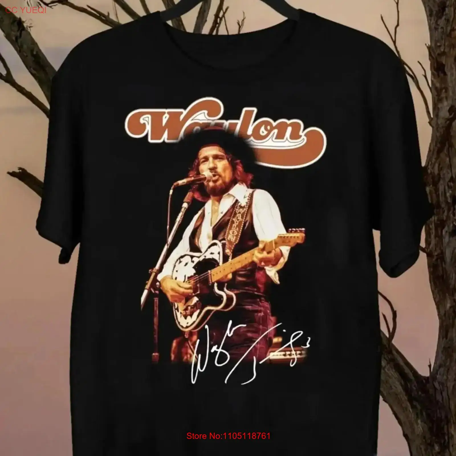 Vintage Music Waylon Jennings  - Street Fashion Mood avis et prix