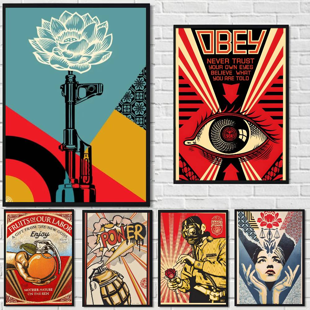 Shepard Fairey Art Street No F - Street Fashion Poster avis et prix