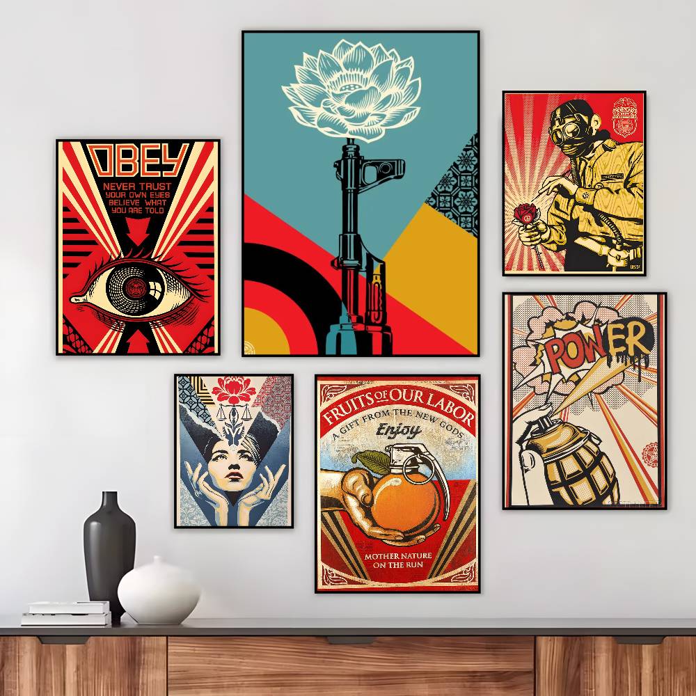 Shepard Fairey Art Street No F - Street Fashion Poster avis et prix