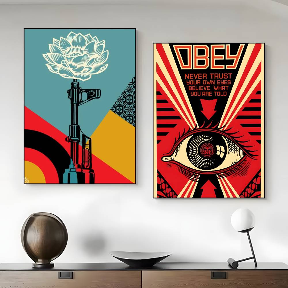 Shepard Fairey Art Street No F - Street Fashion Poster avis et prix