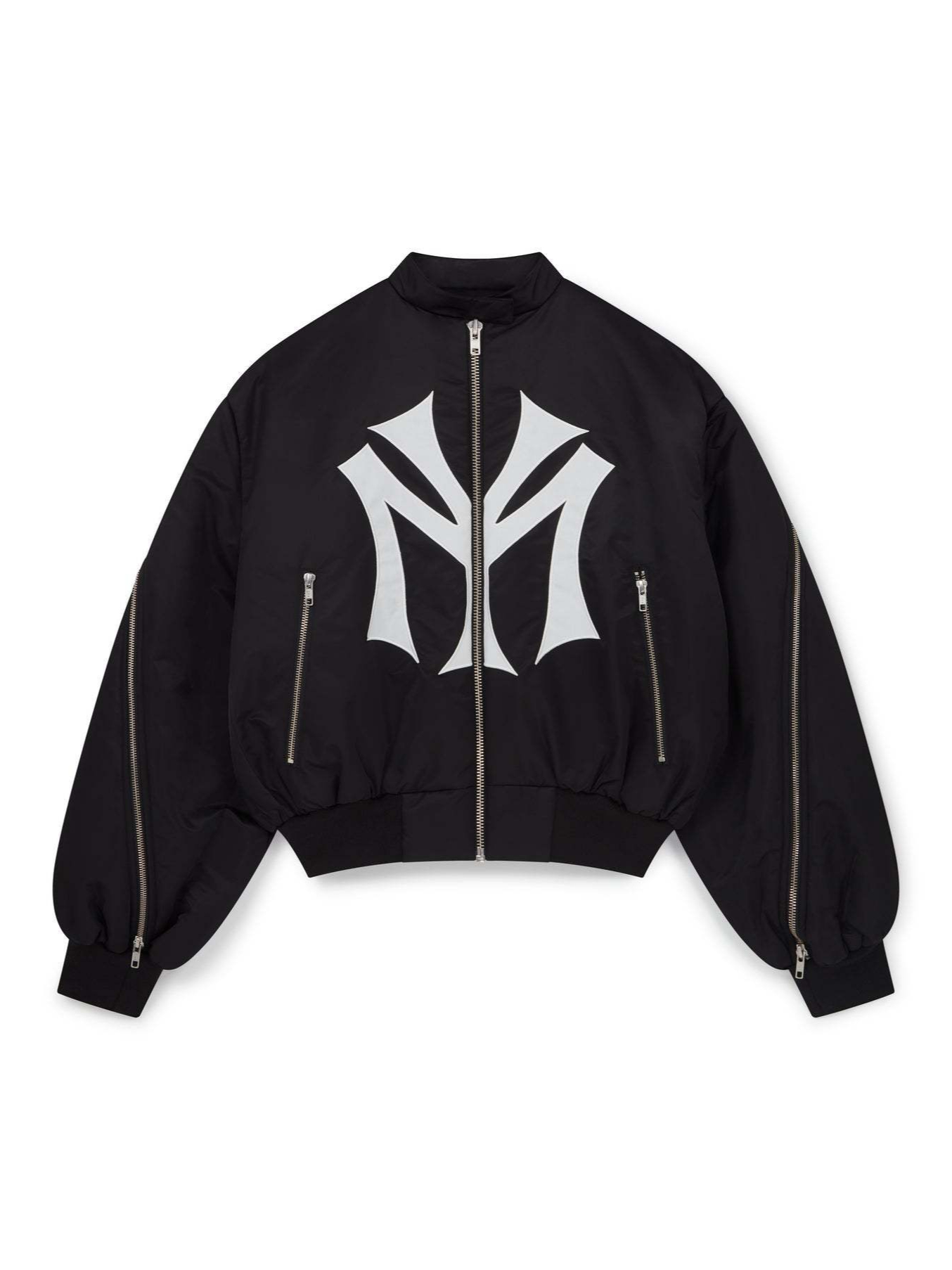 Cropped Bomber Jacket Oversize - Street Fashion Logo avis et prix