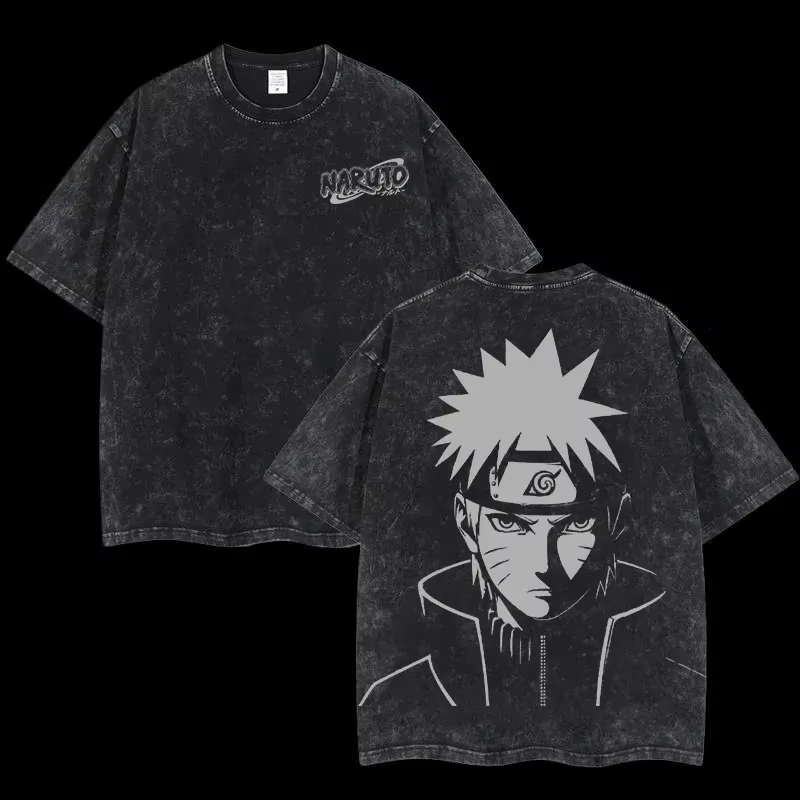 2026 summer Naruto Oversized T - Street Fashion Logo avis et prix
