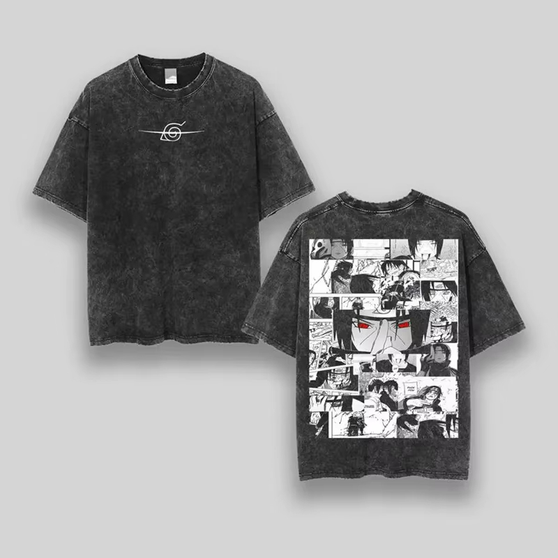 2026 summer Naruto Oversized T - Street Fashion Logo avis et prix
