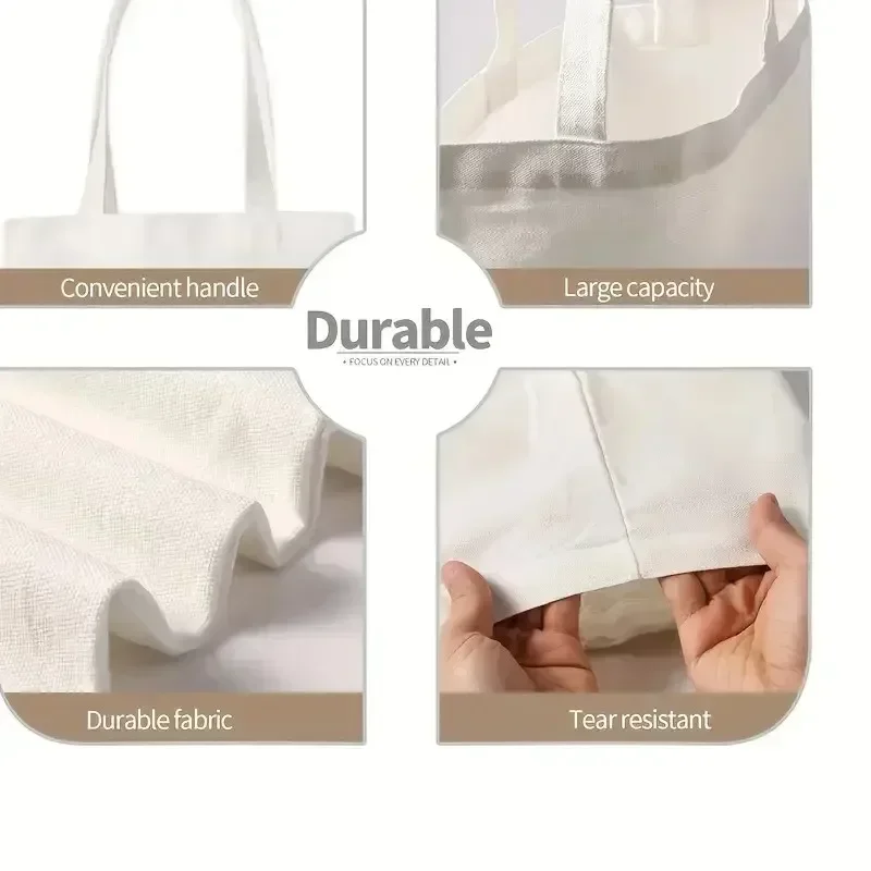 Women Canvas Shopping Bag Casu - Tote Bag Canvas Print avis et prix