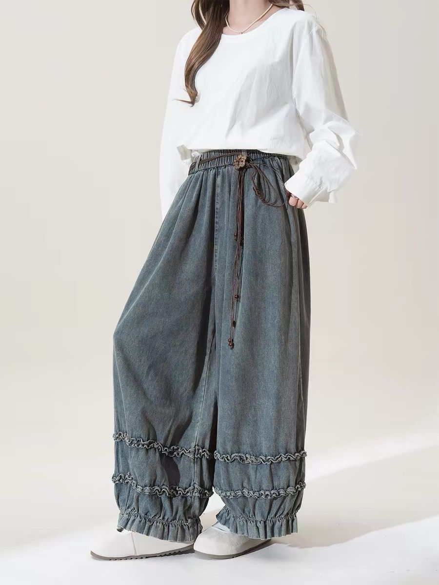 Japanese Retro Solid Color Loo - Japanese Street Fashion Female avis et prix