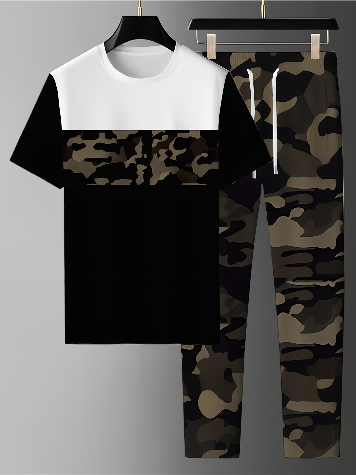 2026 Summer New Men's Short-Sl - Camo Pattern Set avis et prix