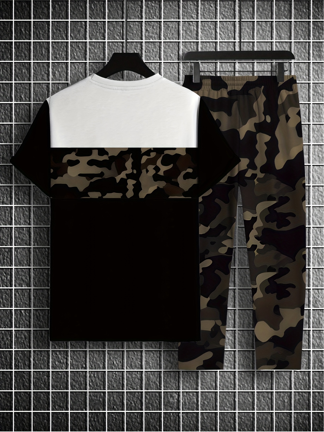2026 Summer New Men's Short-Sl - Camo Pattern Set avis et prix