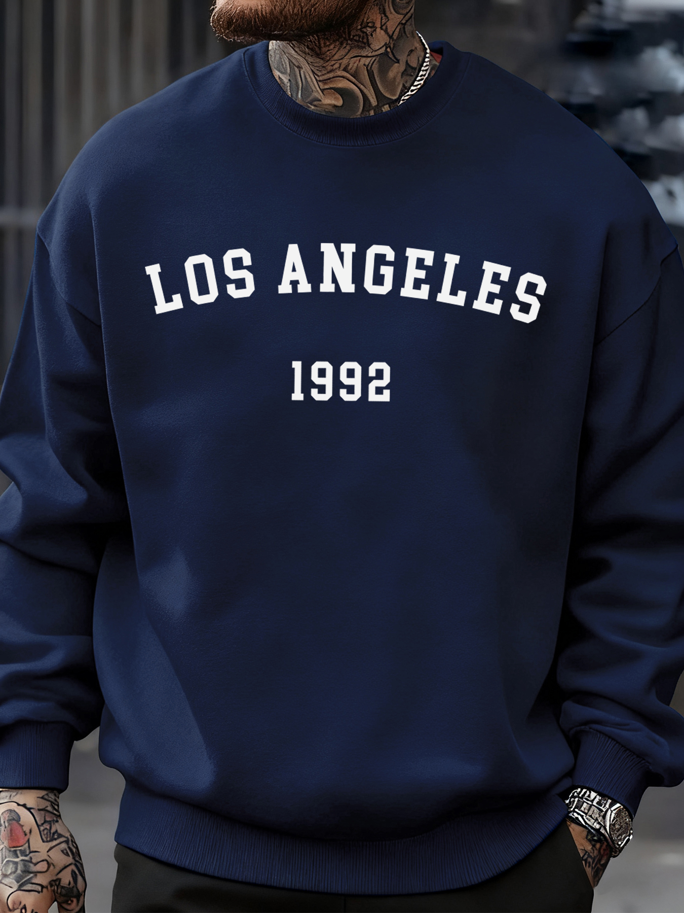 Los Angeles 1992 Letter Print  - Street Fashion Los Angeles avis et prix