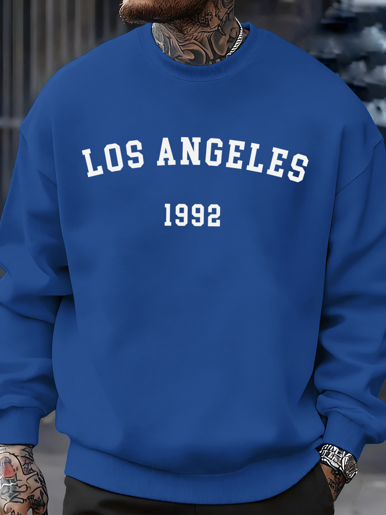 Los Angeles 1992 Letter Print  - Street Fashion Los Angeles avis et prix