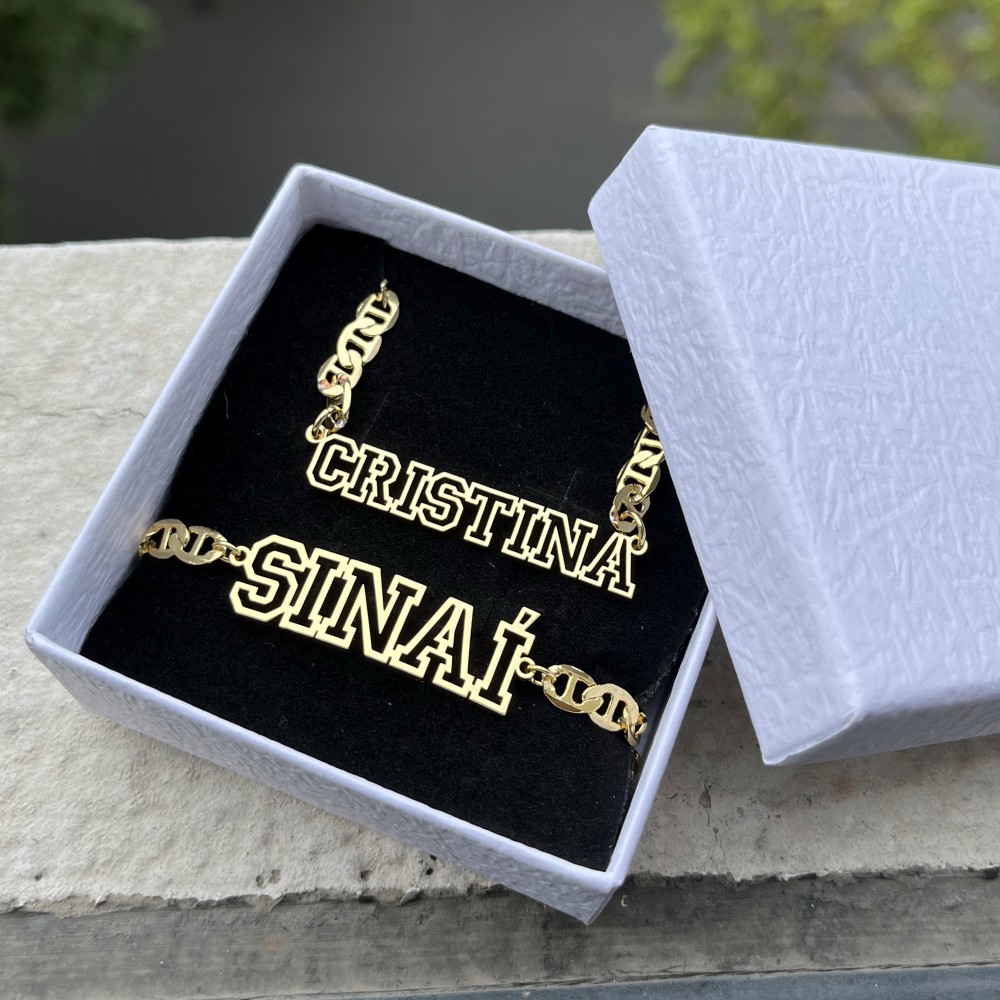 DUOYING Custom Name Hollow Nec - Street Fashion Necklace avis et prix
