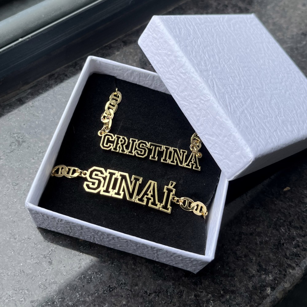 DUOYING Custom Name Hollow Nec - Street Fashion Necklace avis et prix