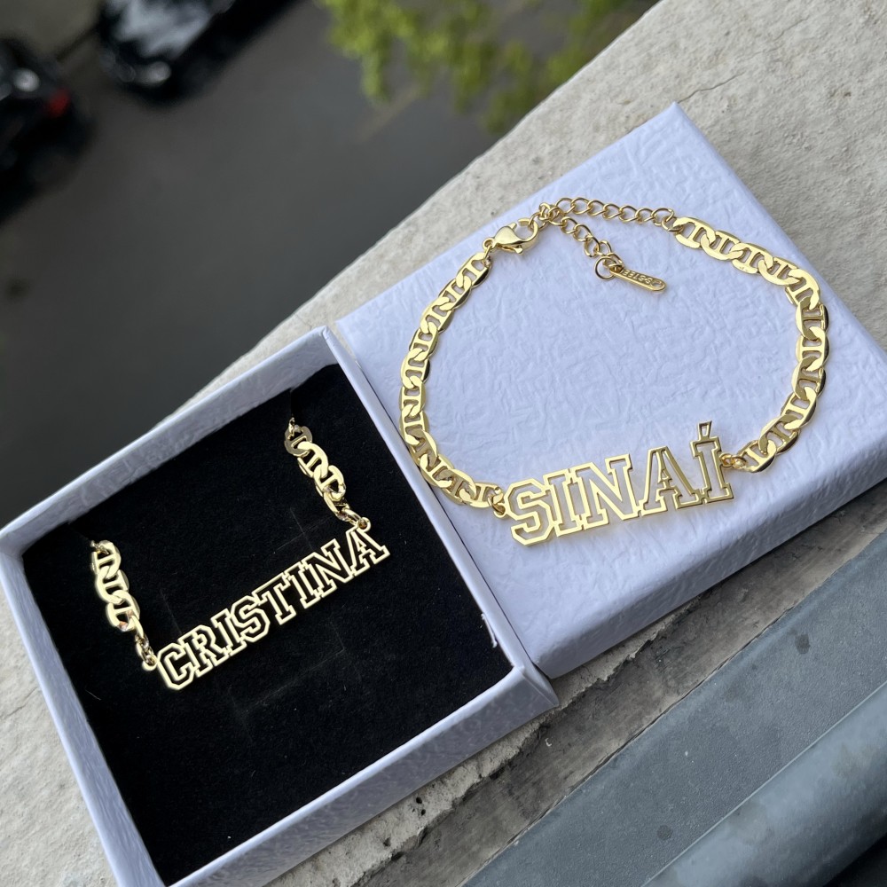 DUOYING Custom Name Hollow Nec - Street Fashion Necklace avis et prix
