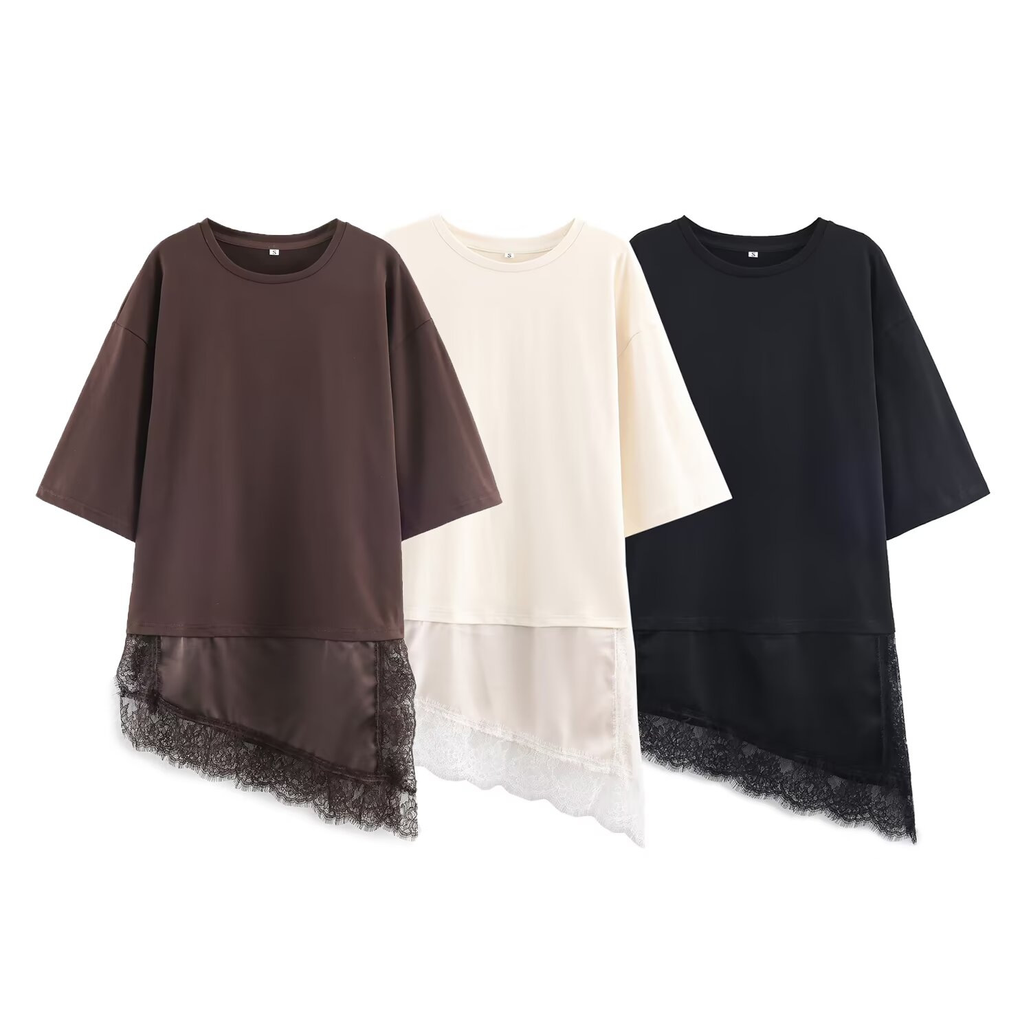 Women's Oversized Half Sleeve  - Longline Tee Oversized avis et prix