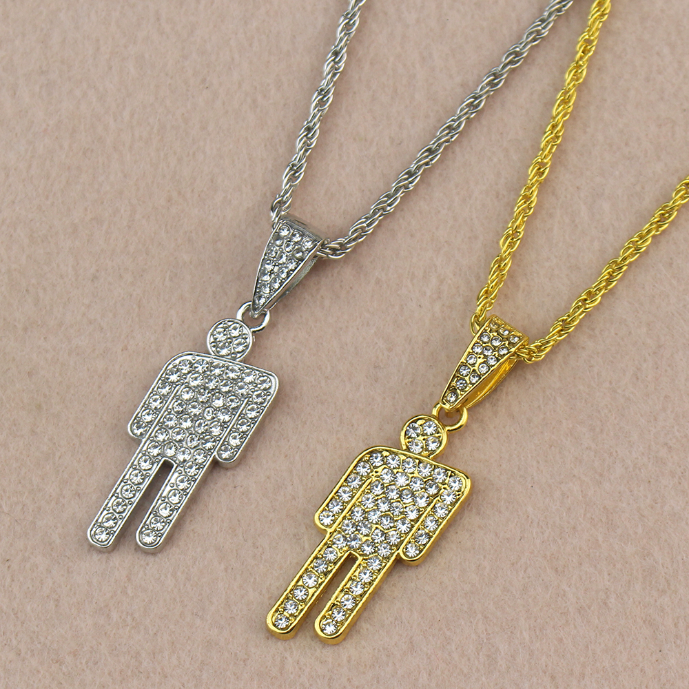 Hip Hop Necklace Stainless Ste - Street Fashion Necklace avis et prix