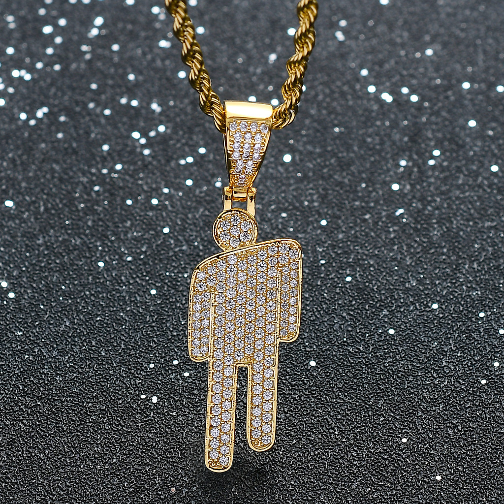 Hip Hop Necklace Stainless Ste - Street Fashion Necklace avis et prix