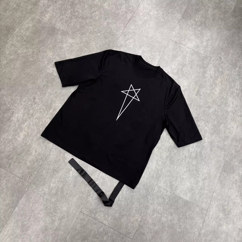 Oversized Black RO Style White - Longline Tee Oversized avis et prix